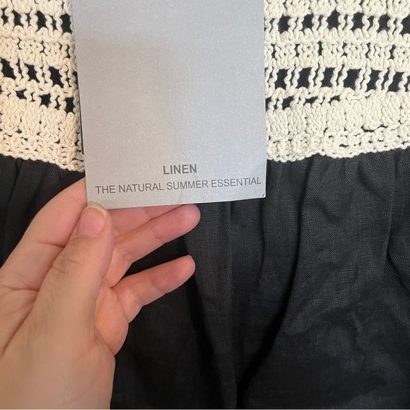 Marc New York Black linen tank top NWT - Picture 8 of 8